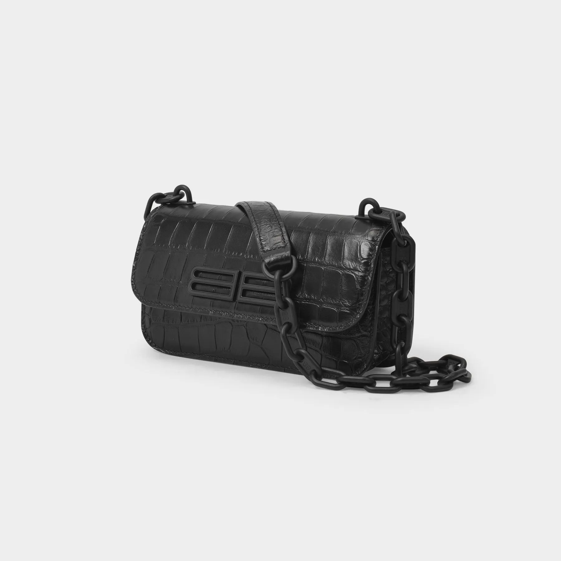 Balenciaga  Gossip Bag XS in Black Leather