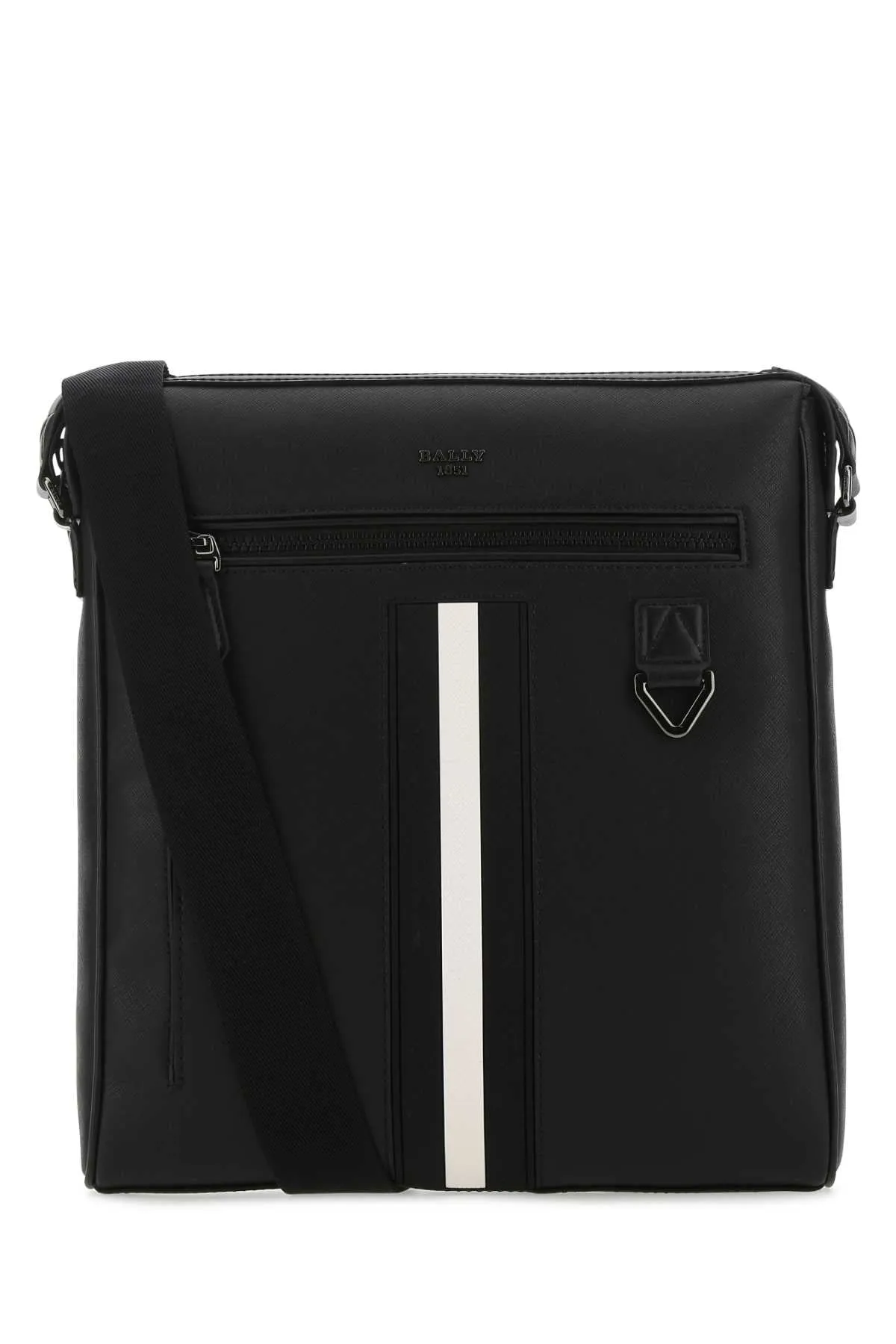 Bally Black Leather Mecoy Crossbody Bag