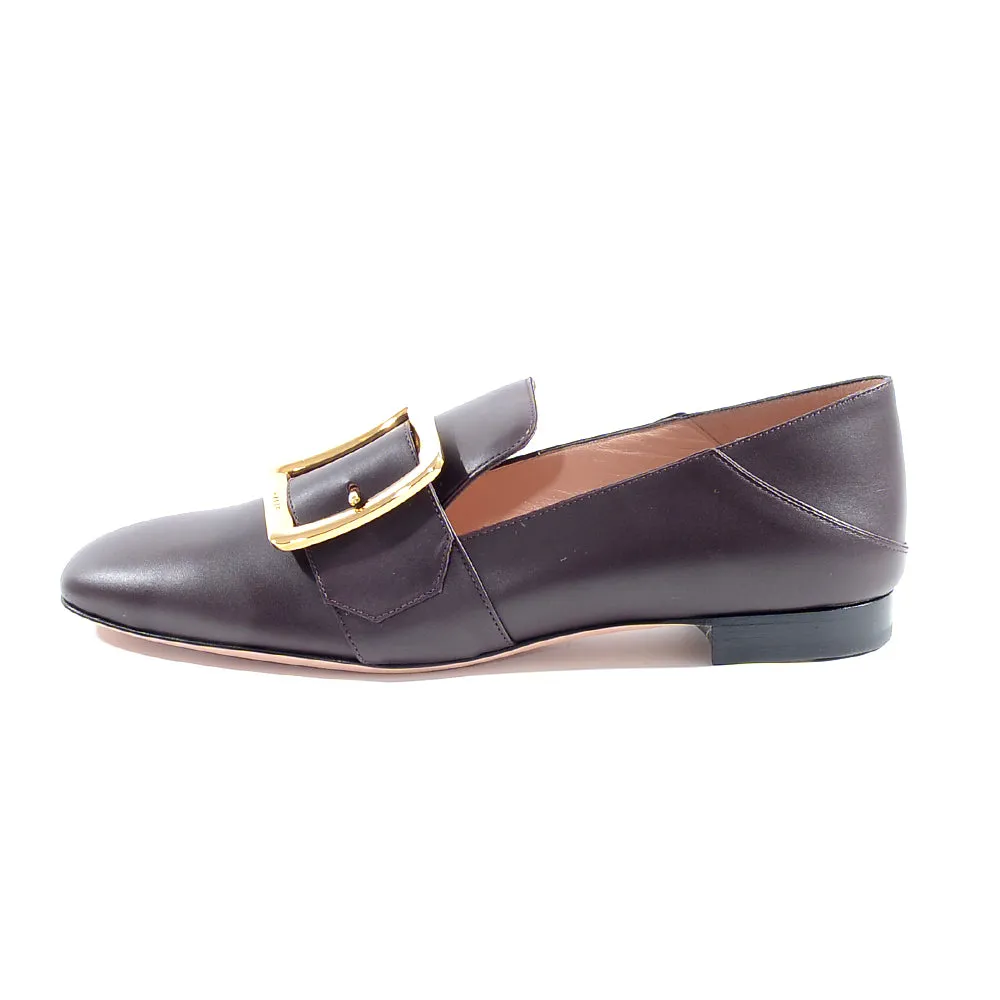 Bally Womens Slip on Smart Shoes in Dark Brown