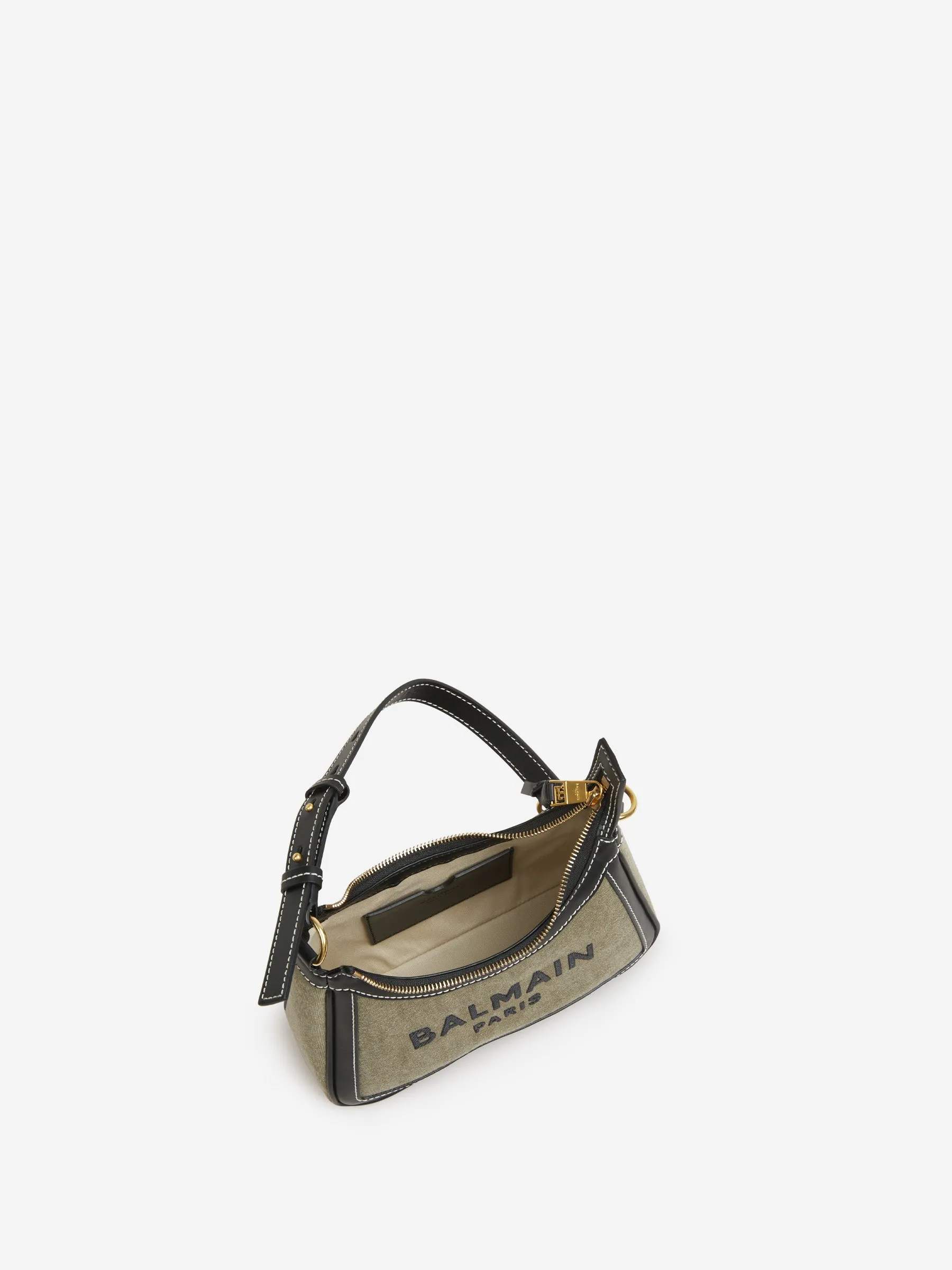 Balmain Canvas B-Army Shoulder Bag 