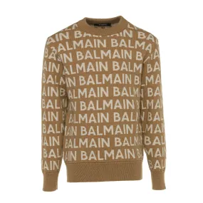 Balmain Jumper Biscotto Avorio BT9P20