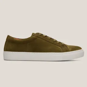 Baltimore Forest Green Suede Sneakers
