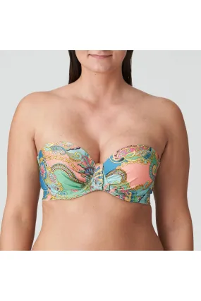 Bandeau Green Bikini- Unas1 Primadonna Discount- Bikini plus size bandeau     Nürnberg