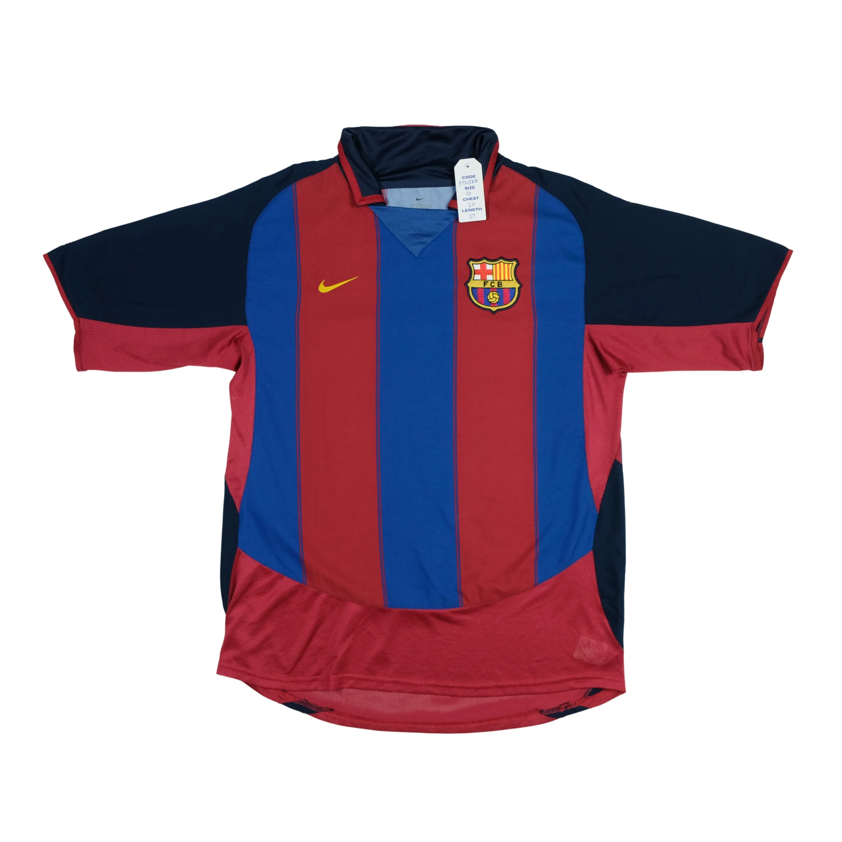 Barcelona Ronaldinho 10 Original 2003/2004 Home Football Shirt Medium