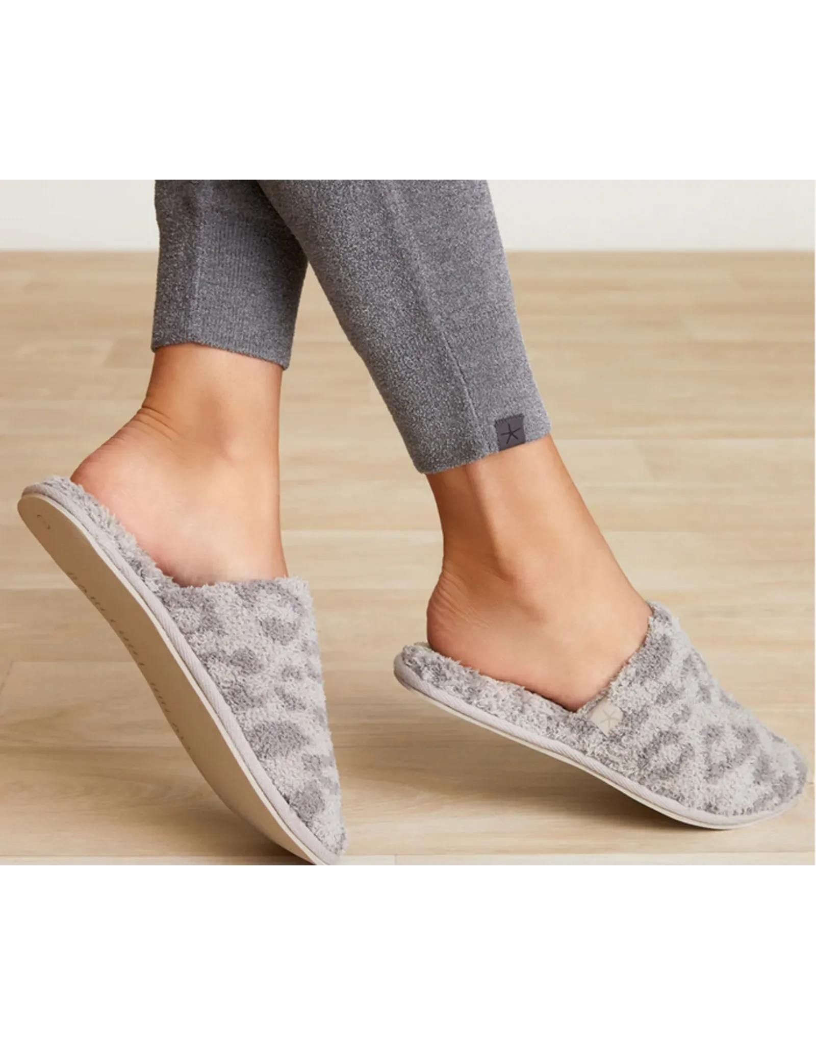 Barefoot Dreams CozyChic® BITW™ Slipper Linen Warm Grey