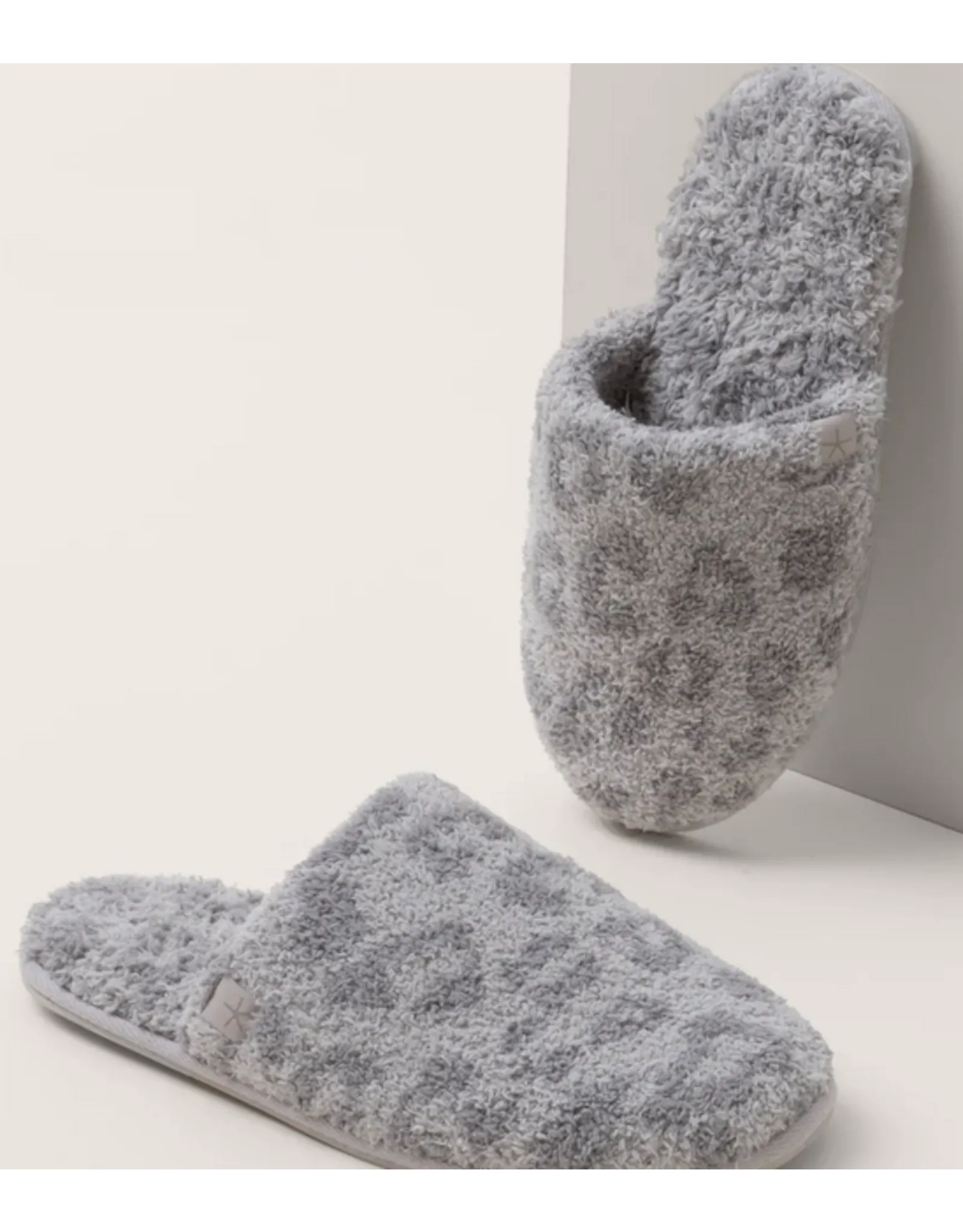 Barefoot Dreams CozyChic® BITW™ Slipper Linen Warm Grey