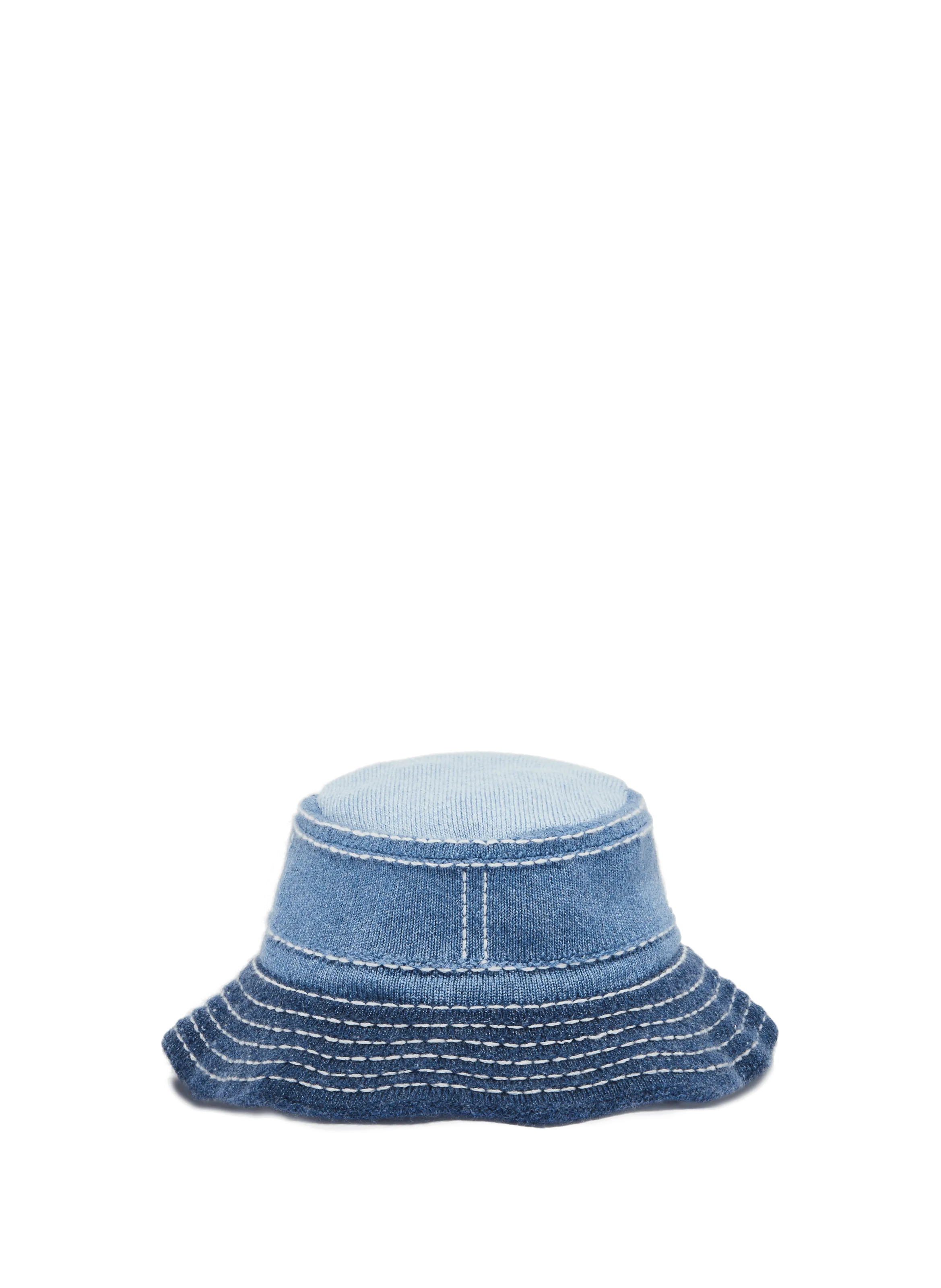 BARRIE  Knitted bucket hat - Blue