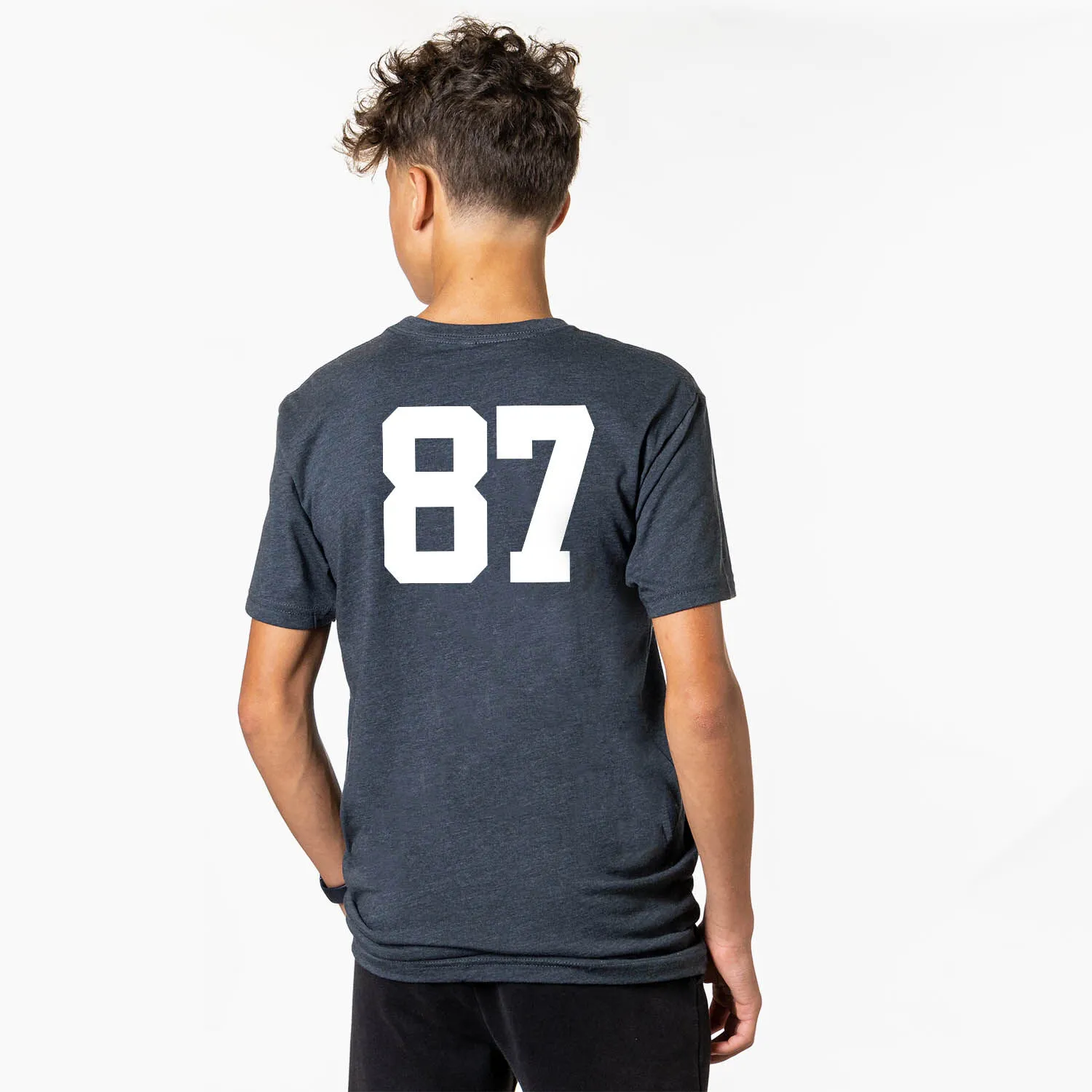 Basketball Short Sleeve T-Shirt - Basketball Player Sketch 