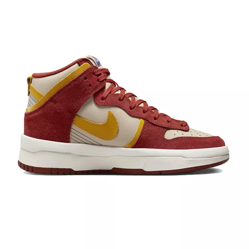 Baskets Nike Dunk High Up - Rouge - Femme