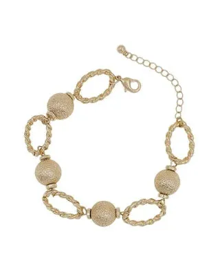 Bead and Oval Bracelet