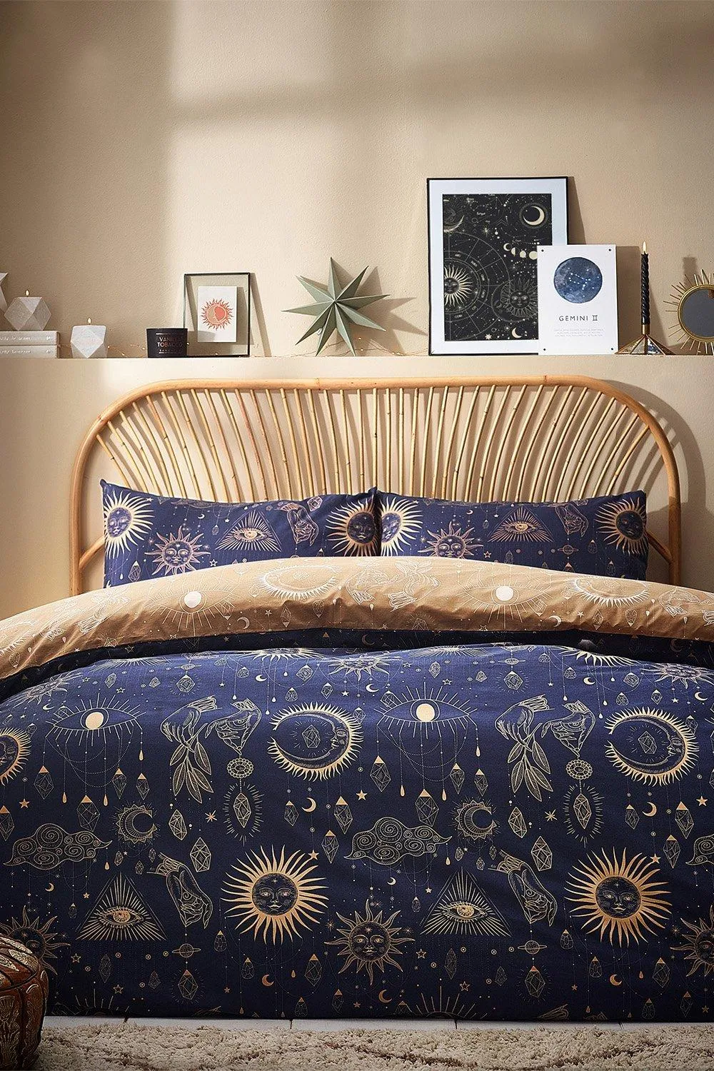 Bedding | Constellation Celestial Reversible Duvet Cover Set | Furn