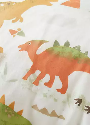 Bedlam Dino Brushed Cotton Rich Duvet Cover Set | Kaleidoscope