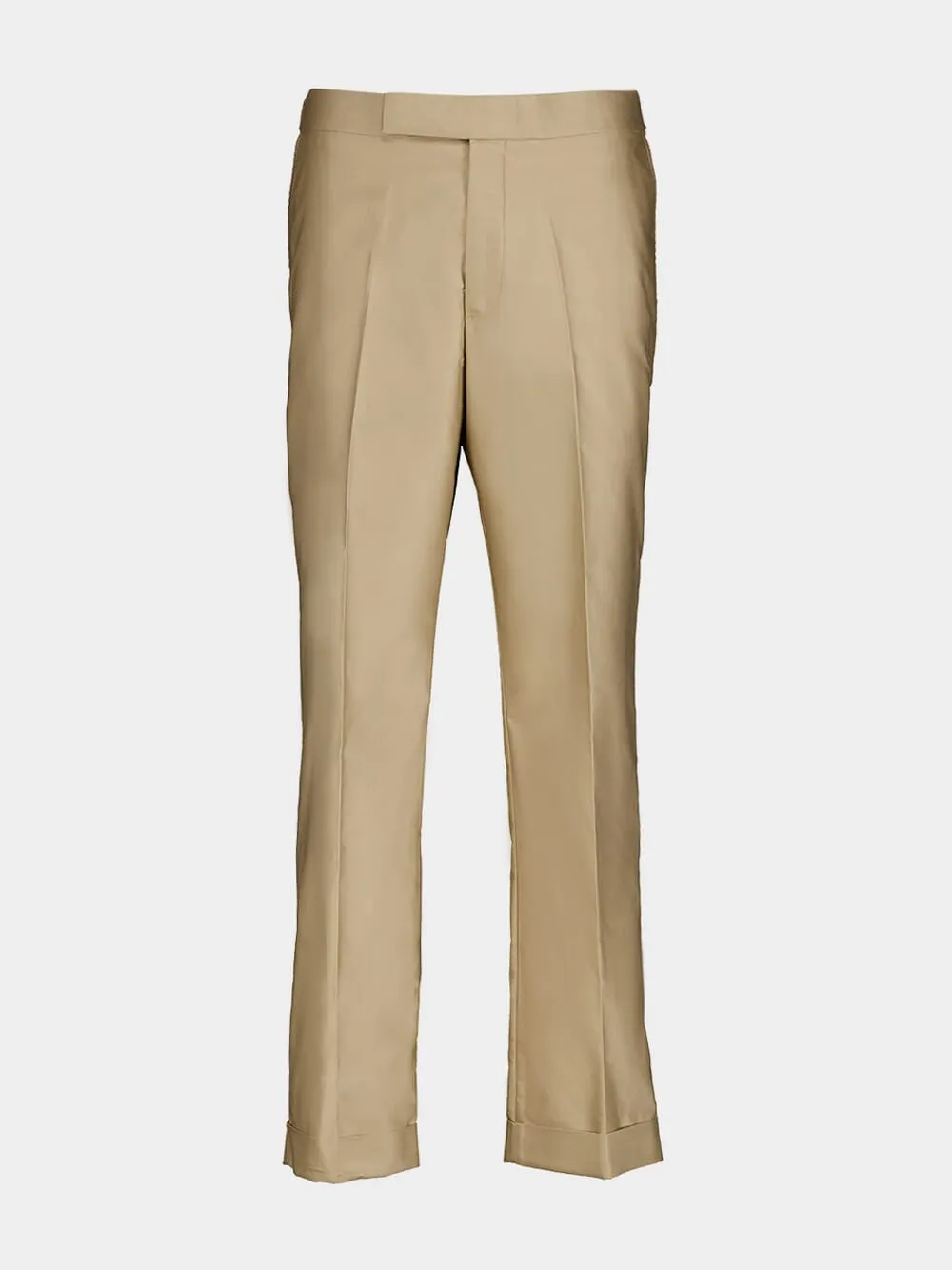 Beige Cotton Trousers