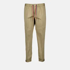 Beige Gabardine Trousers