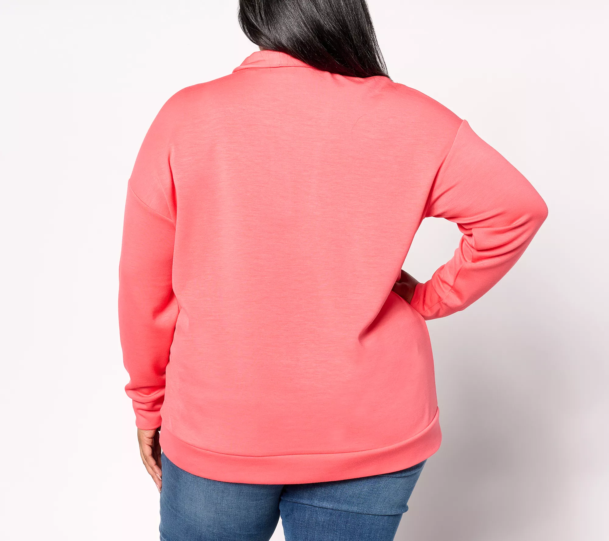 Bell Body by Kim Gravel ScubaLuxe Zip Pullover