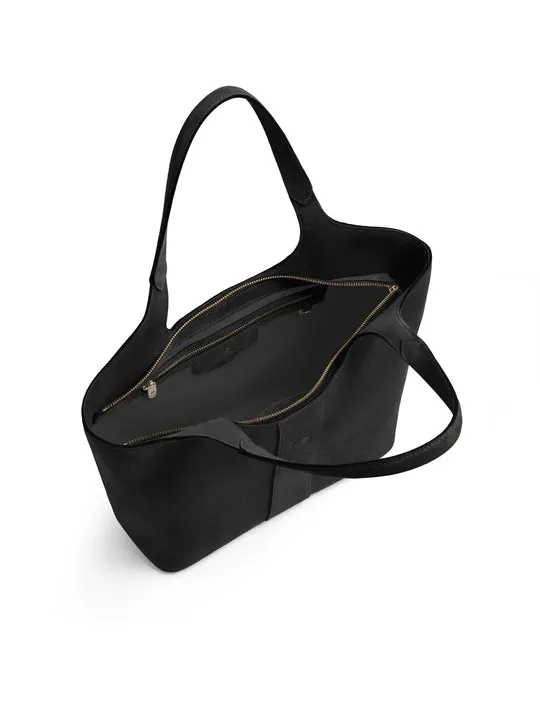 Belmont black Tote bag