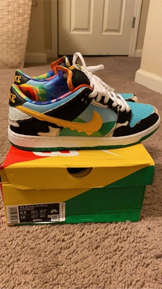 Ben & jerry’s x nike sb dunk low chunky dunky