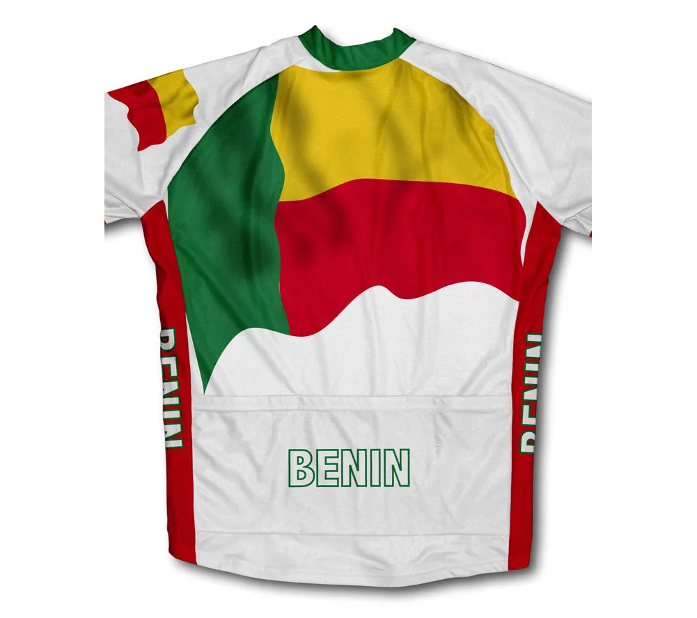 Benin Flag Winter Thermal Cycling Jersey