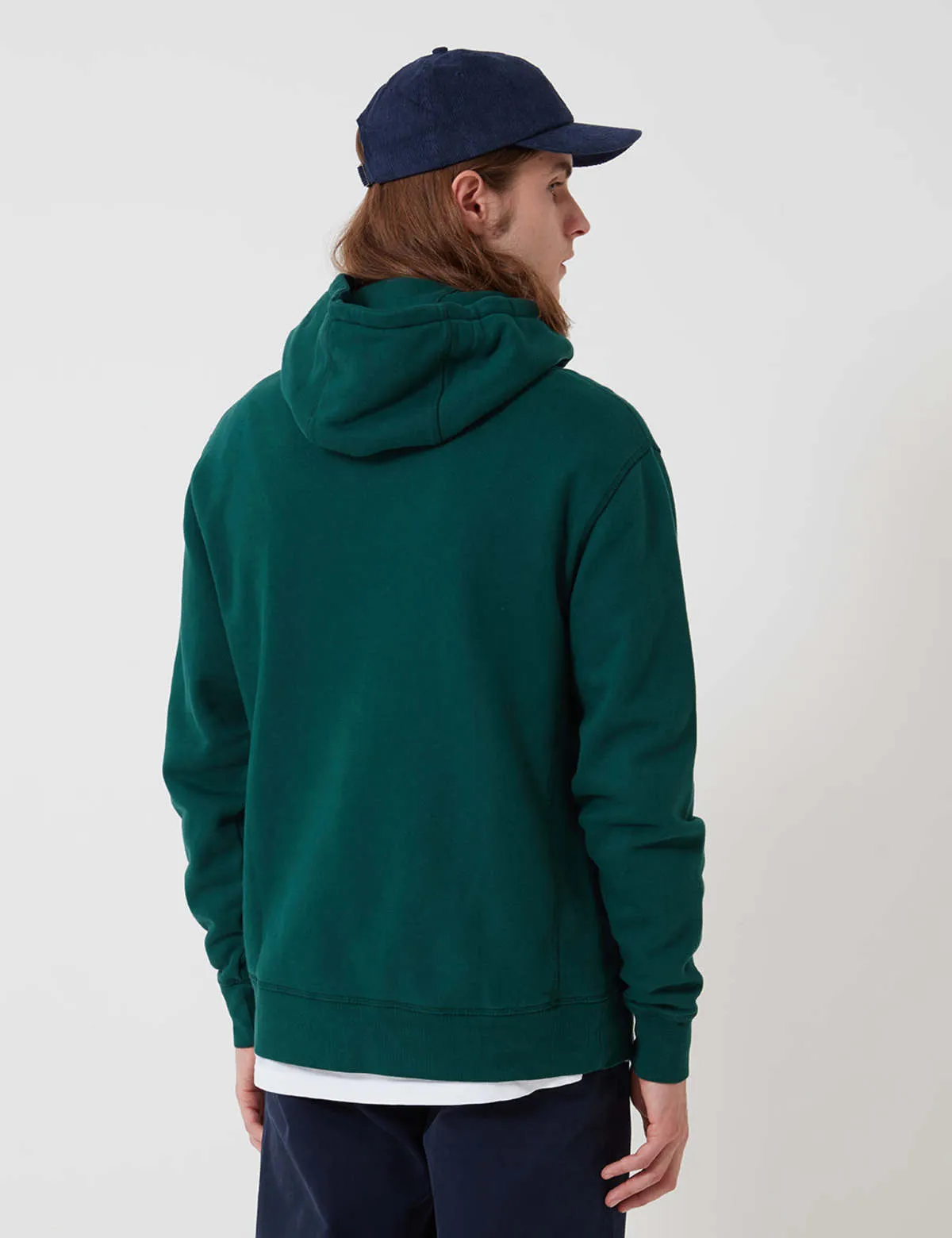 Bhode Oversized Pocket Hoodie swearer - Forest Green