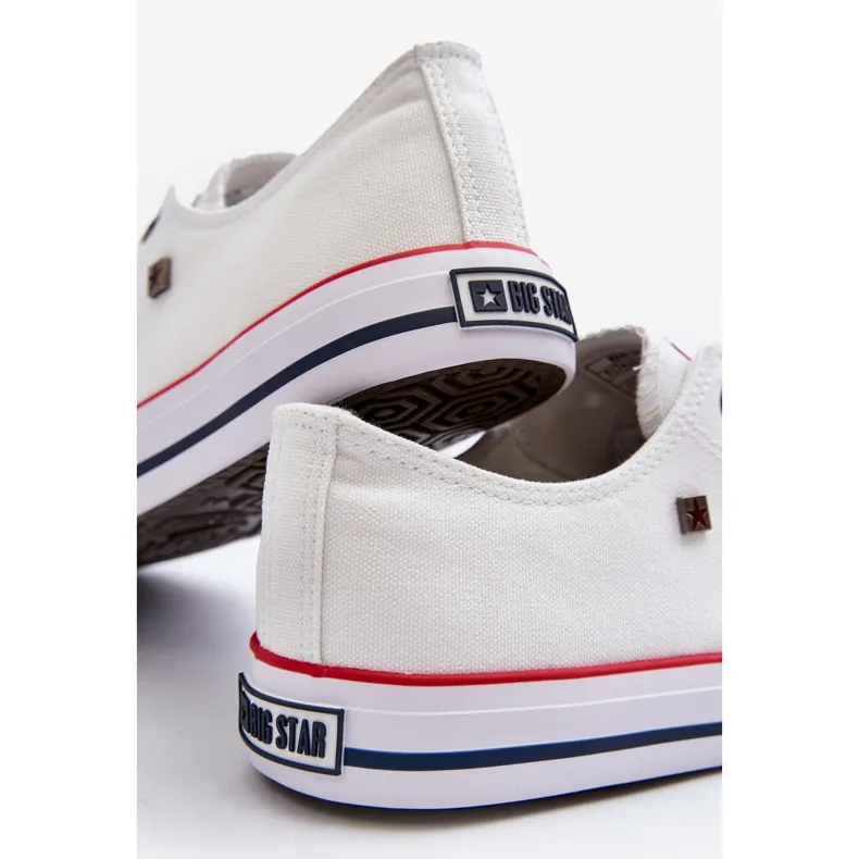 Big Star Low Men's White Sneakers T174102