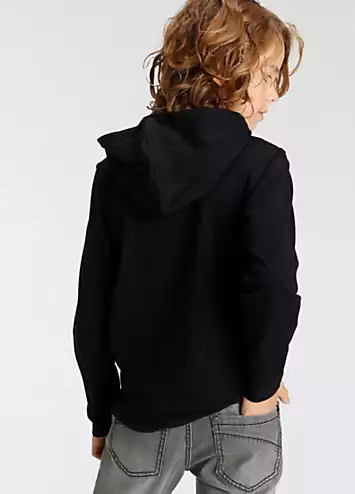 Biker Print Hoodie by Kidsworld | Look Again