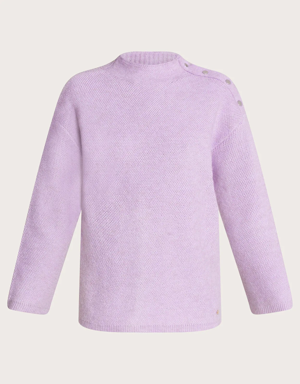 Billie Button Jumper Purple