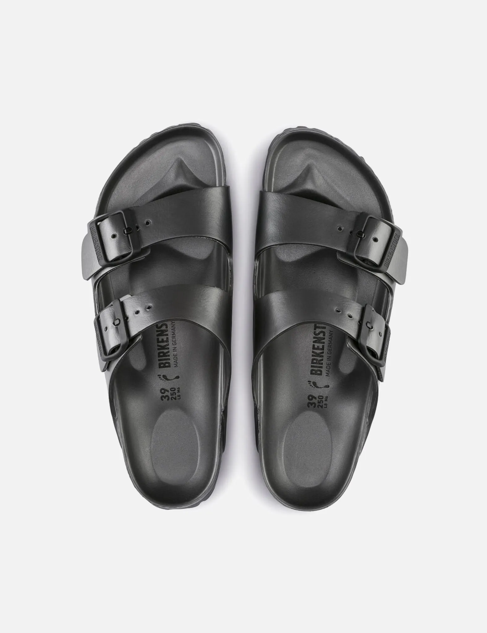 Birkenstock Arizona Sandals EVA Metallic (Regular) - Anthracite Grey