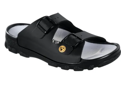 Birkenstock Toulon ESD vegan black Birko-Flor Work Sandals