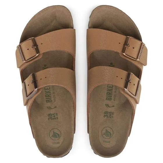 Birkenstock Unisex Arizona Earthy Pecan Veg Birkibuc Sandals