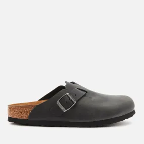 Birkenstock Women's Boston Oiled Leather Mules - Black - EU 36/UK 3.5 | Coggles