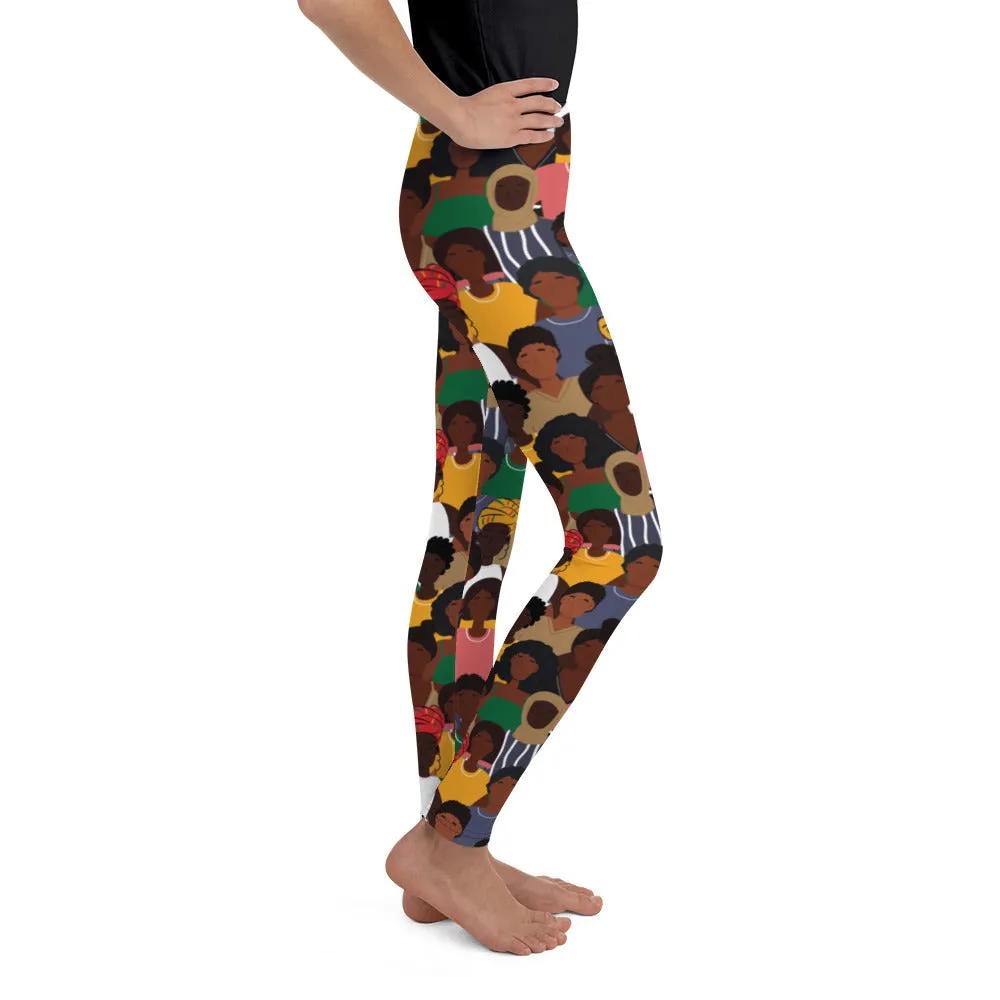 Black History Celebration Youth Leggings