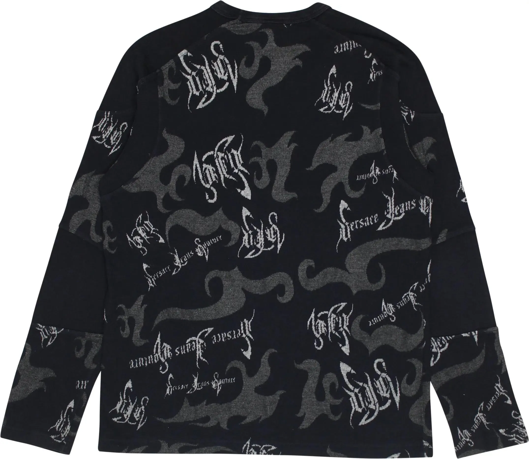 Black Long Sleeve Shirt by Versace Jeans Couture | ThriftTale