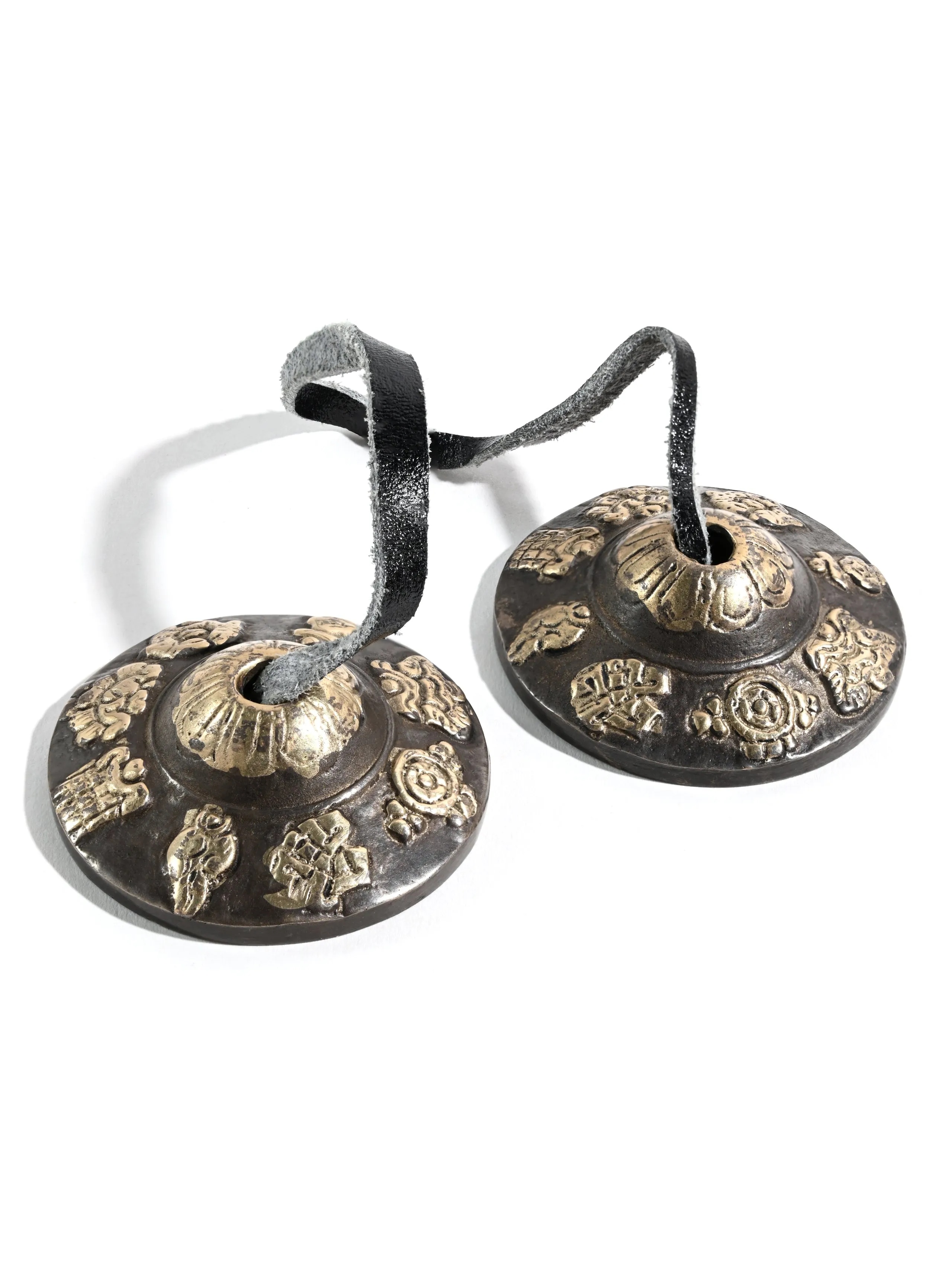 Black Om Tingsha - 1.75 inch