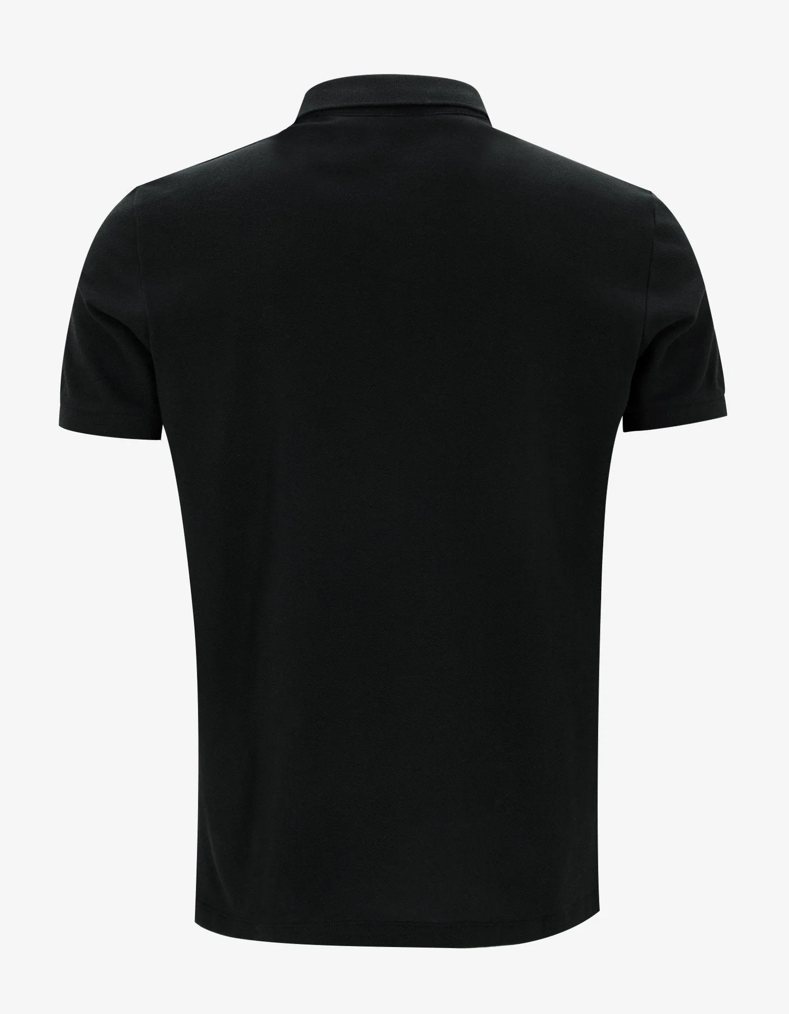 Black Polo T-Shirt with Rockstud