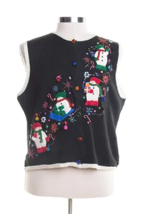 Black Ugly Christmas Vest 47192