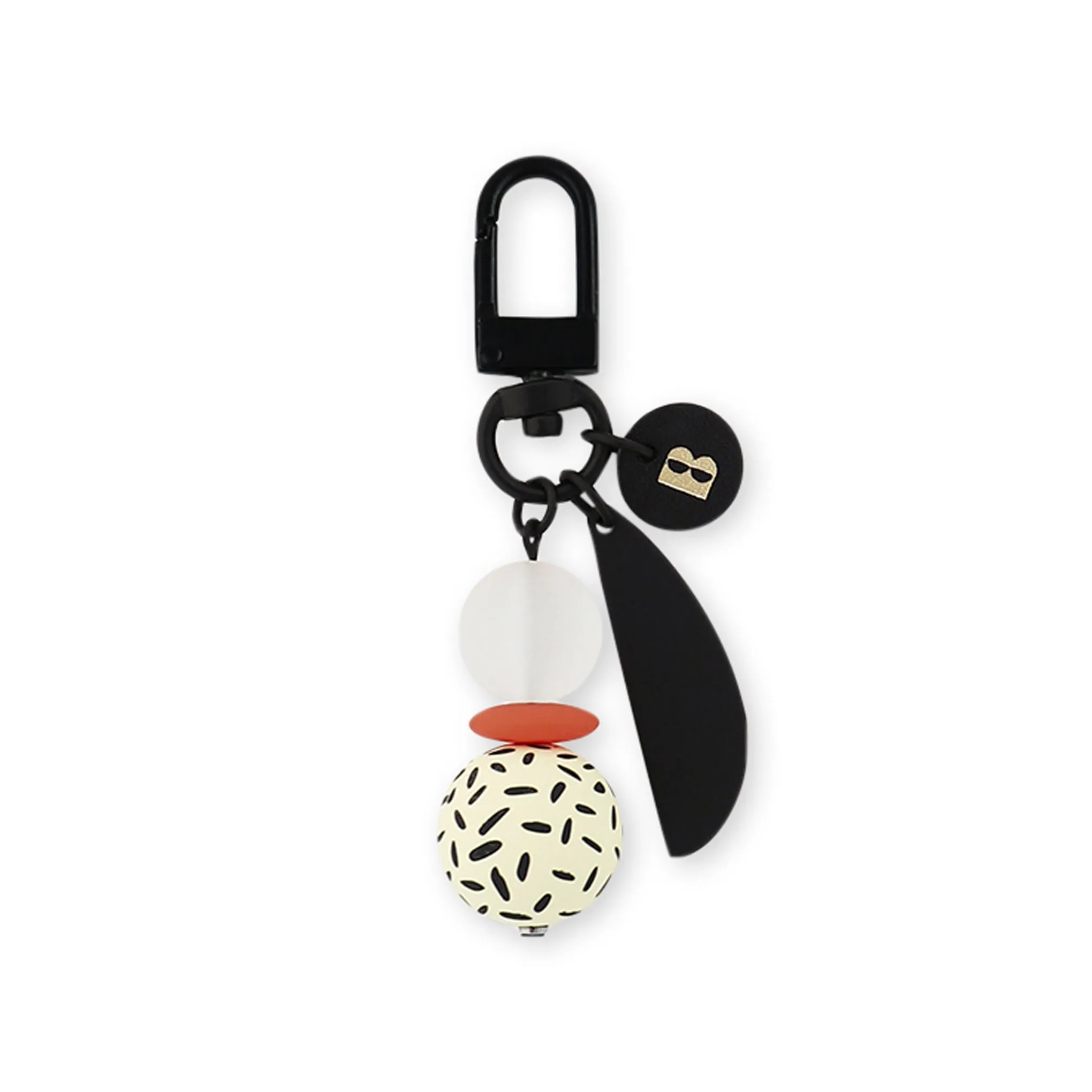 Blue Balcony Bead Bag Charm