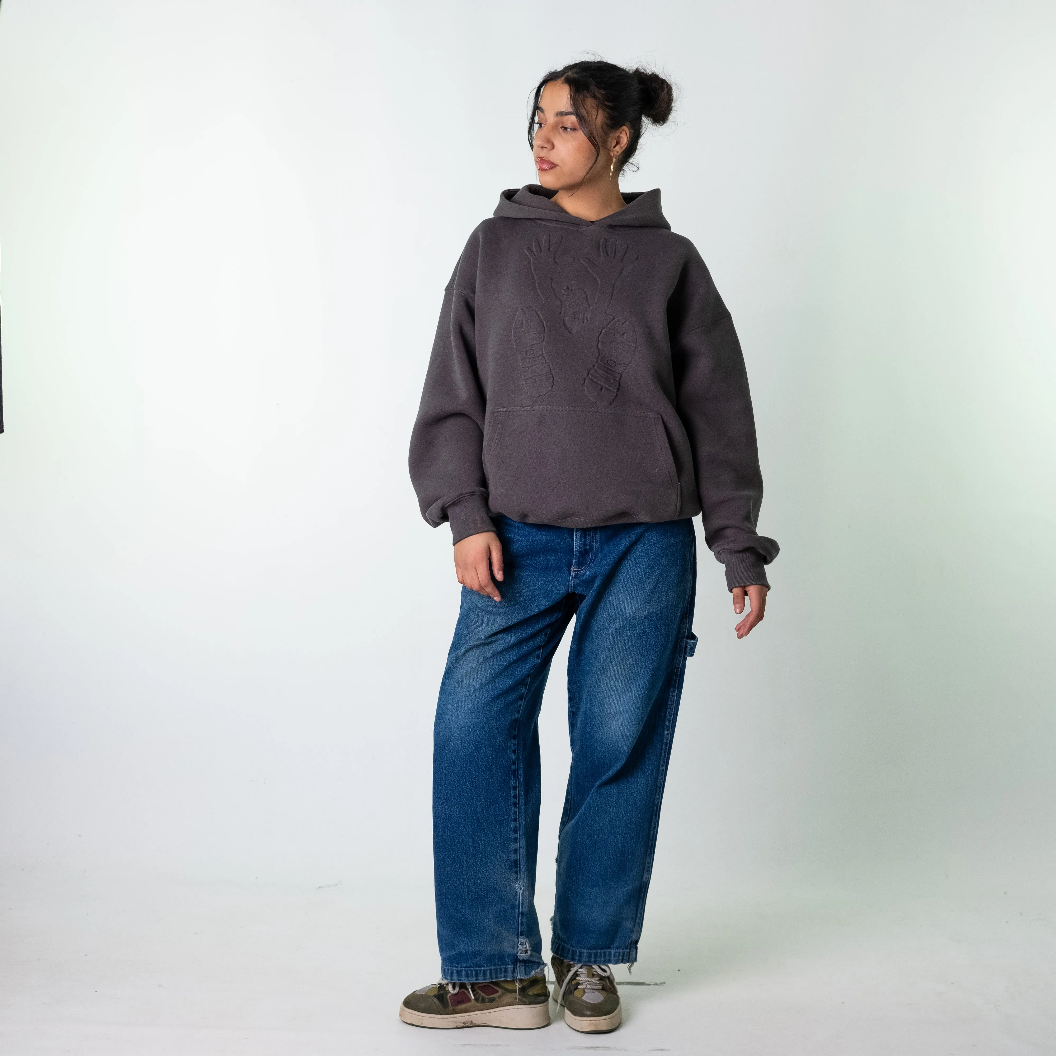 Blue Denim 90s Baggy Hip Hop EXCO Cargo Skater Trousers Pants Jeans (32x30)