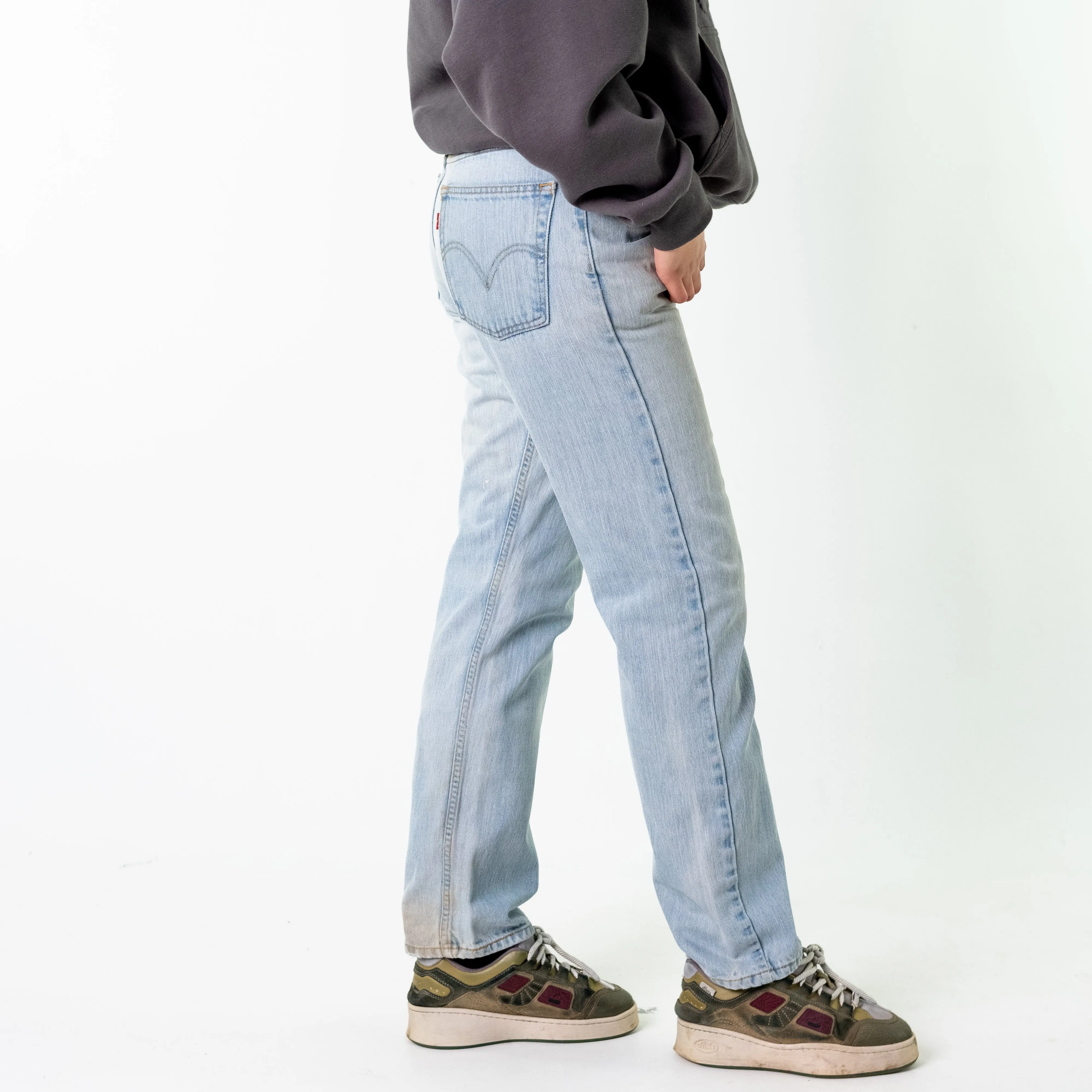 Blue Denim 90s Levi's 505 Cargo Skater Trousers Pants Jeans (32x32)