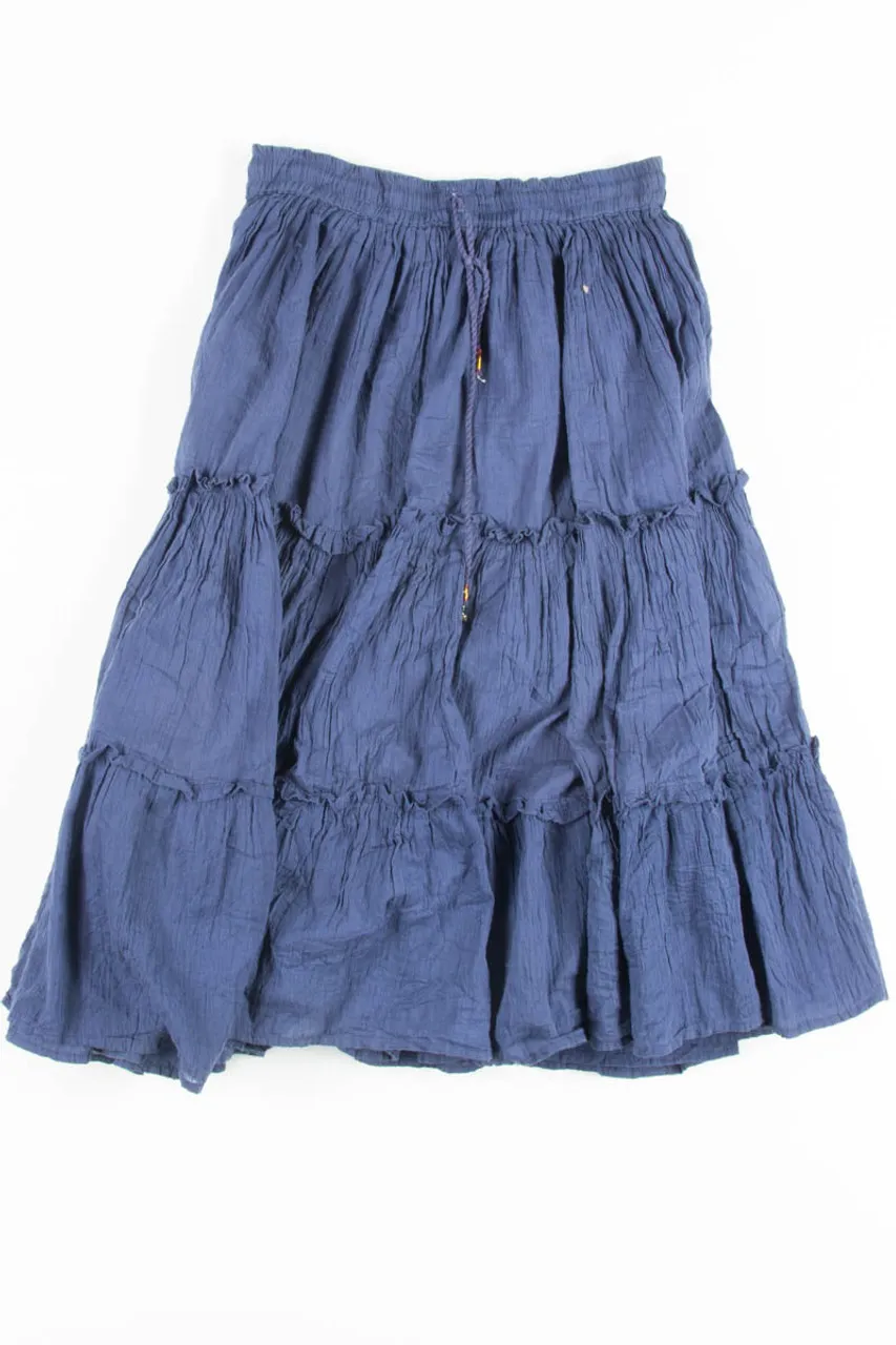 Blue Hippie Skirt