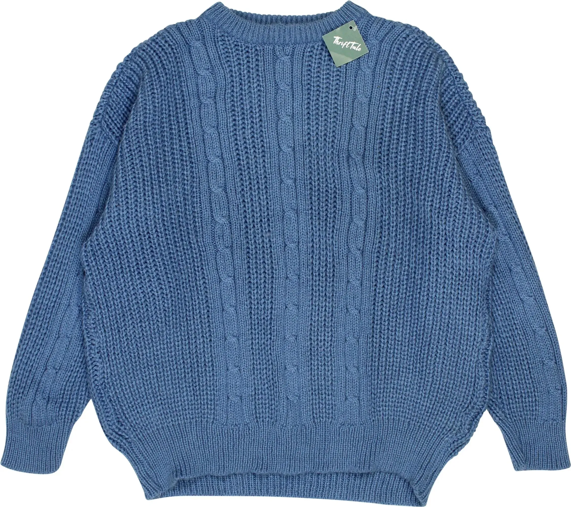 Blue Knitted Jumper | ThriftTale