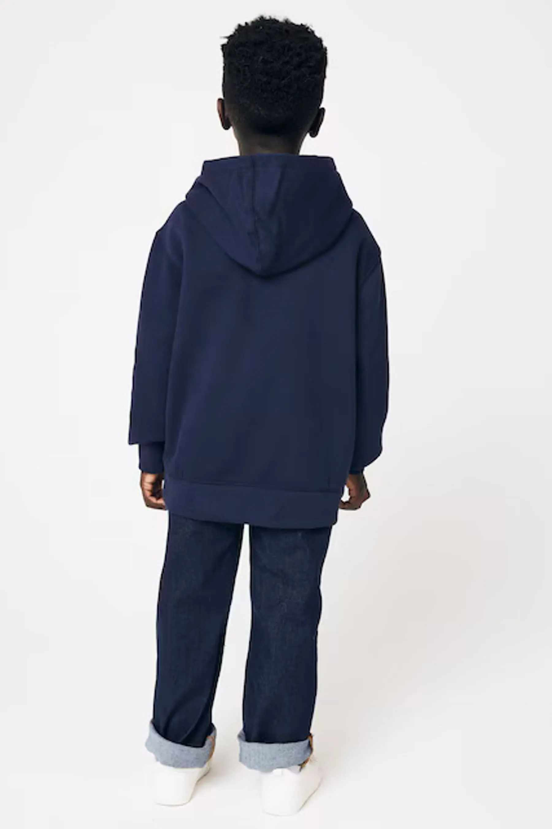 Blue Logo Overhead Hoodie (4-13yrs)