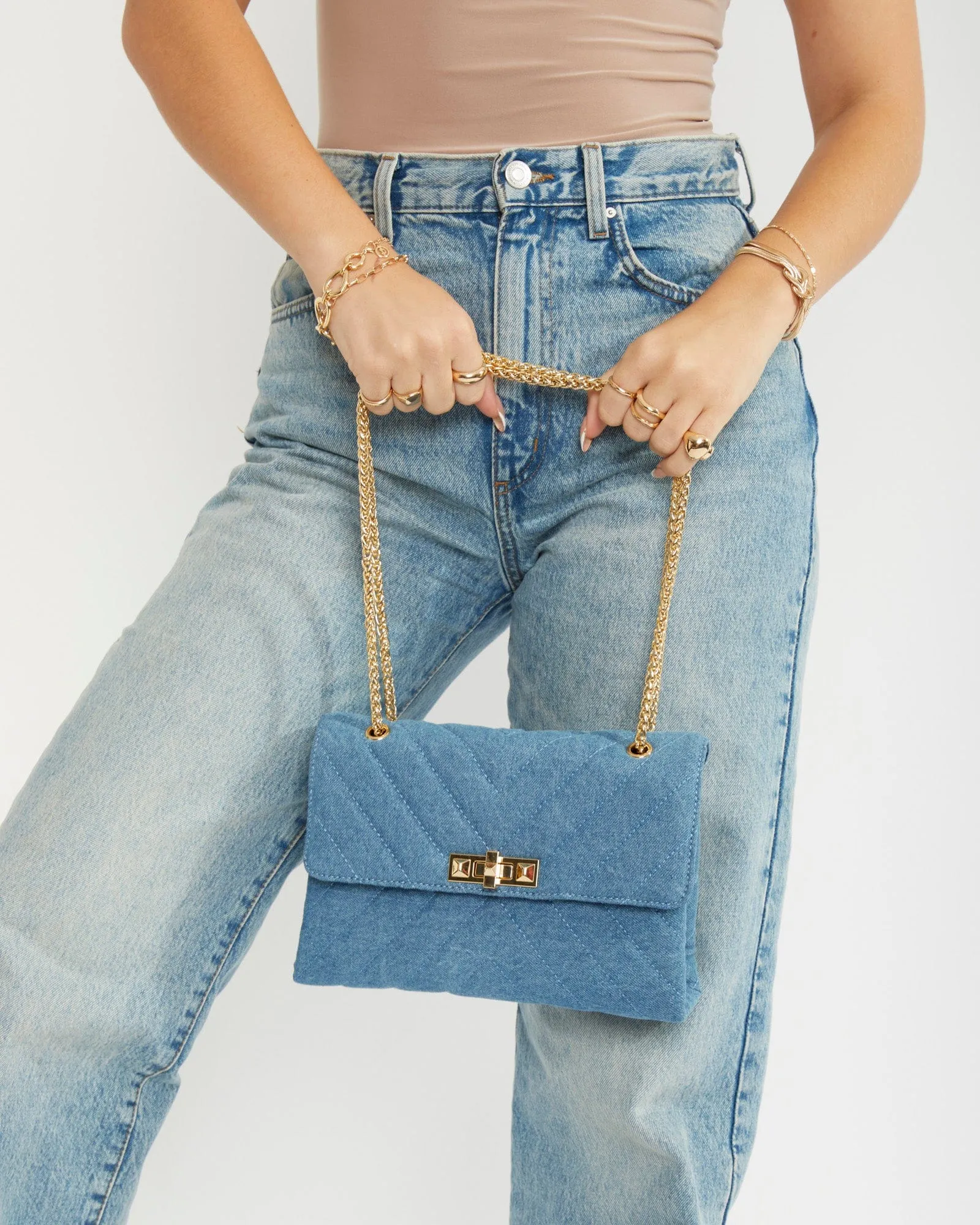 Blue Zion Arrow Crossbody Bag
