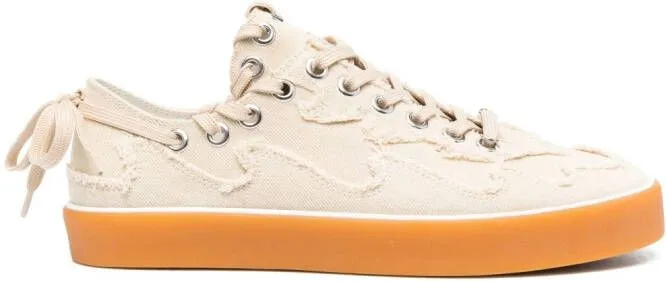 BLUEMARBLE Kelly frayed detailed sneakers Neutrals