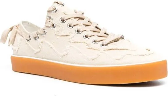 BLUEMARBLE Kelly frayed detailed sneakers Neutrals