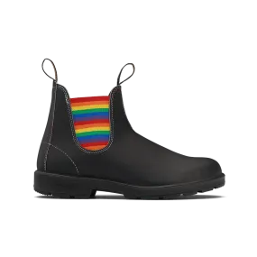 Blundstone 2105 Rainbow Elastic Boot - Black w/ Rainbow Elastic