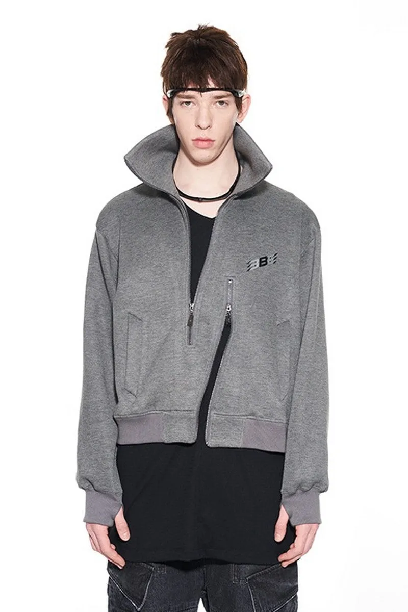 BNP Irregular Zipper Logo Jacket