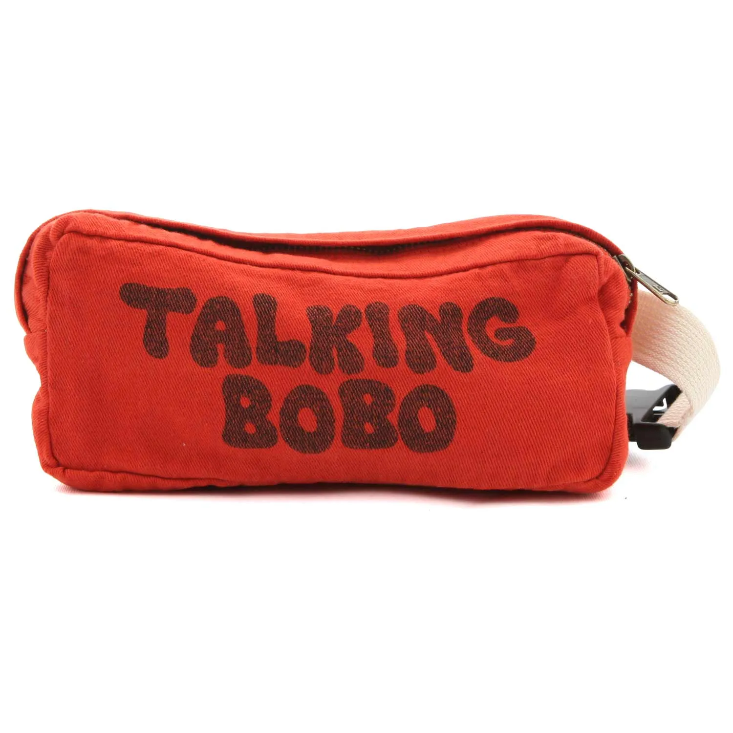 Bobo Choses Unisex Red Belt Bag With Print