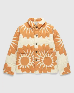 Bode – Grand Daisy Workwear Jacket Orange | Highsnobiety Shop