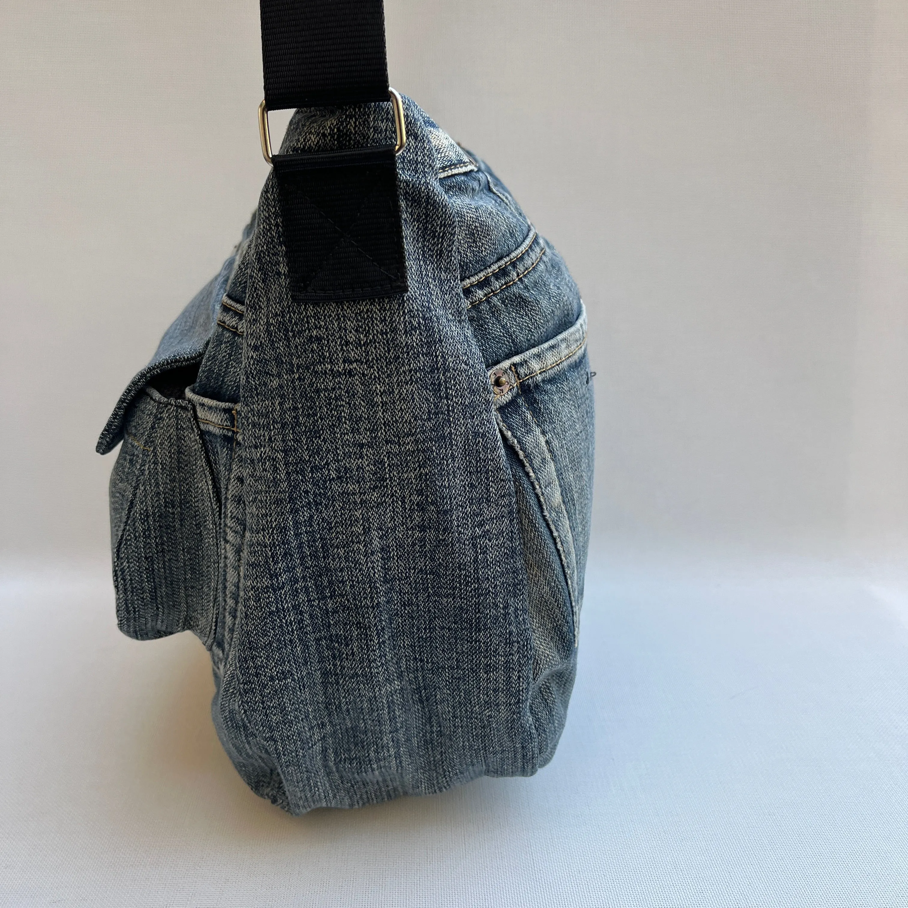 Bolso Tote Caomka · Edición Especial  Jeans Recycled  Pieza nica 11923