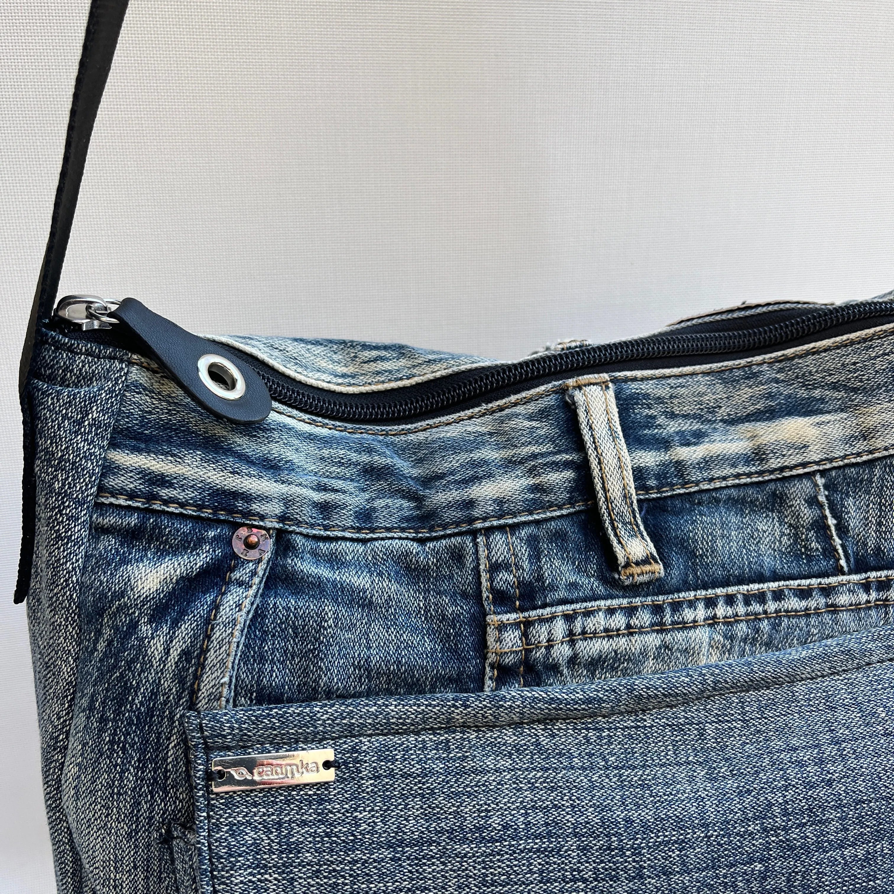 Bolso Tote Caomka · Edición Especial  Jeans Recycled  Pieza nica 11923